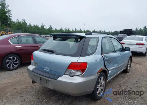 2005 Subaru Impreza Outback Sport Base W/Special Edition z USA, uszkodzony, nr VIN JF1GG68585H813632
